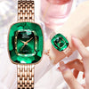 Relógio Green Diamond Cristal - Verde ( com caixa )
