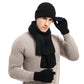 Conjunto Cachecol e Luva-Touca Masculina Estilo e Proteção para o Inverno