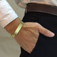 Bracelete Personalizável Luxo Dourado - Nazike