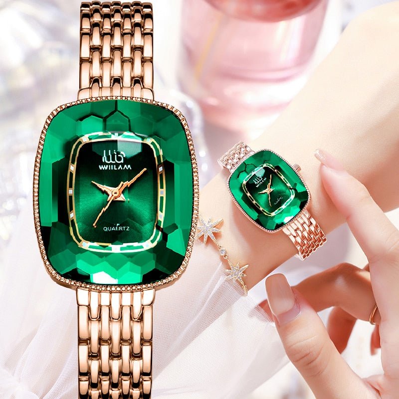 Relógio Green Diamond Cristal